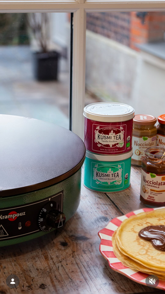 Gagnez une crêpière électrique traditionnelle Billig de Krampouz + 1 an de pâtes à tartiner bio Nocciolata