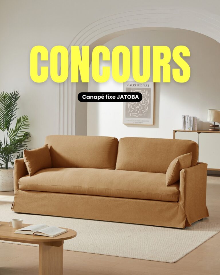 Gagnez un canapé JATOBA 3 places