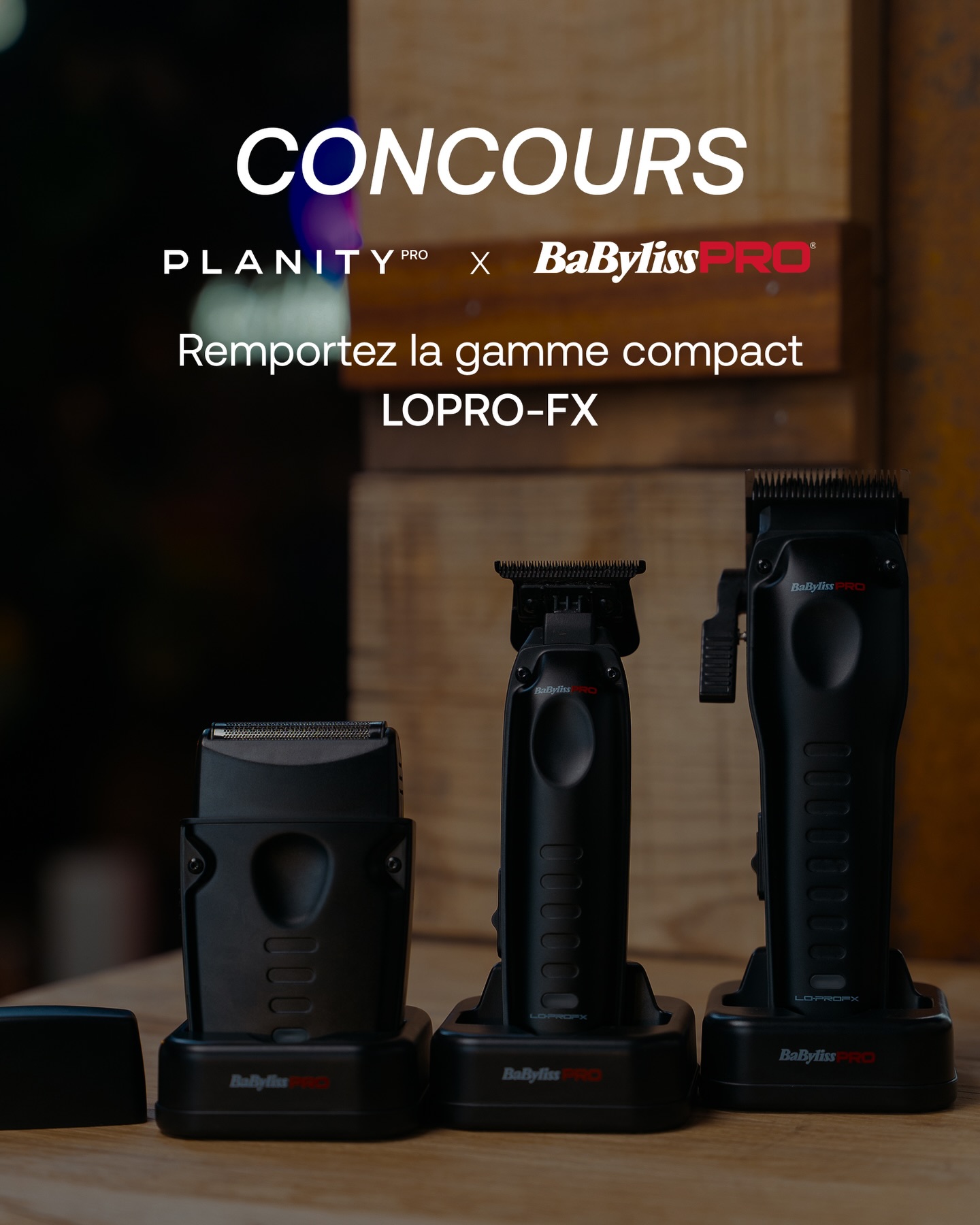 Tentez de remporter la gamme complète Compact LOPRO-FX : tondeuse de coupe, tondeuse de finition et Shaver