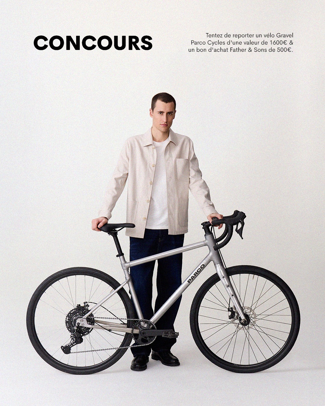Tentez de remporter un vélo Gravel Parco Cycles fabriqué en France d&rsquo;une valeur de 1 600€