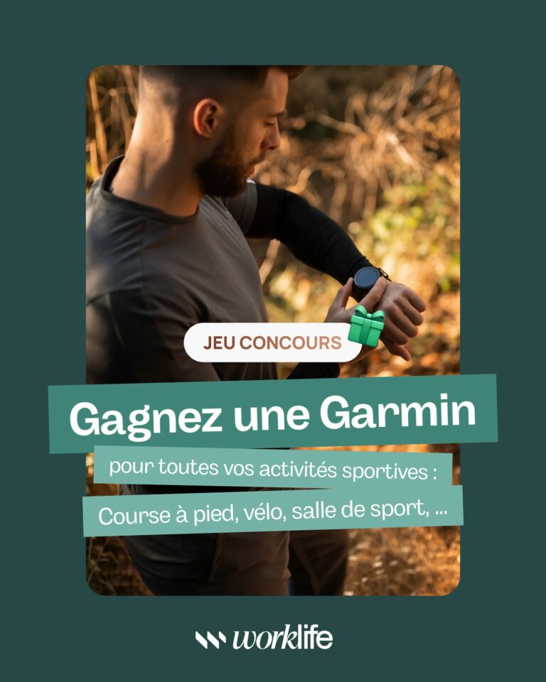 Tentez de remporter une montre connectée Garmin !
