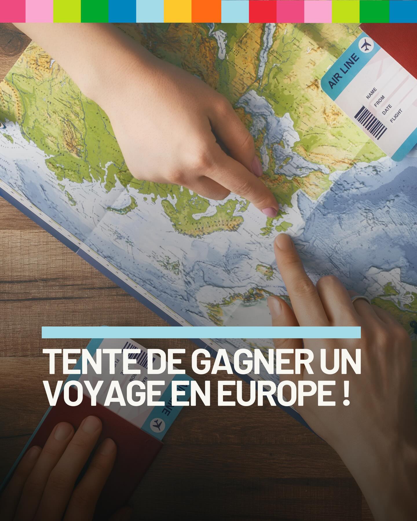 Tente ta chance pour remporter un voyage en Europe