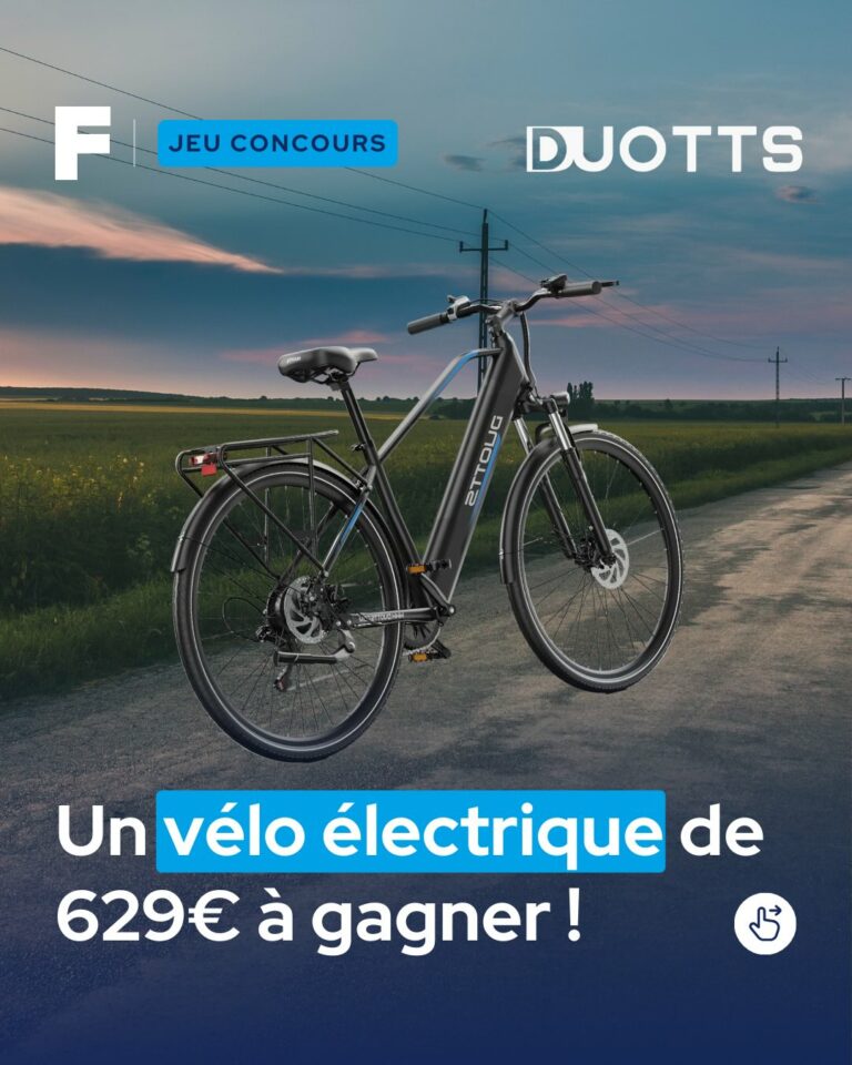 Gagne un vélo électrique d’une valeur de 629 euros !