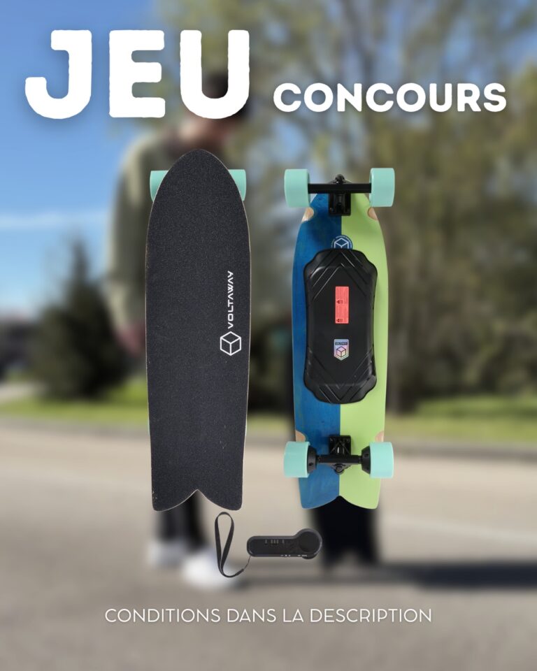Gagnez un skate électrique Voltaway