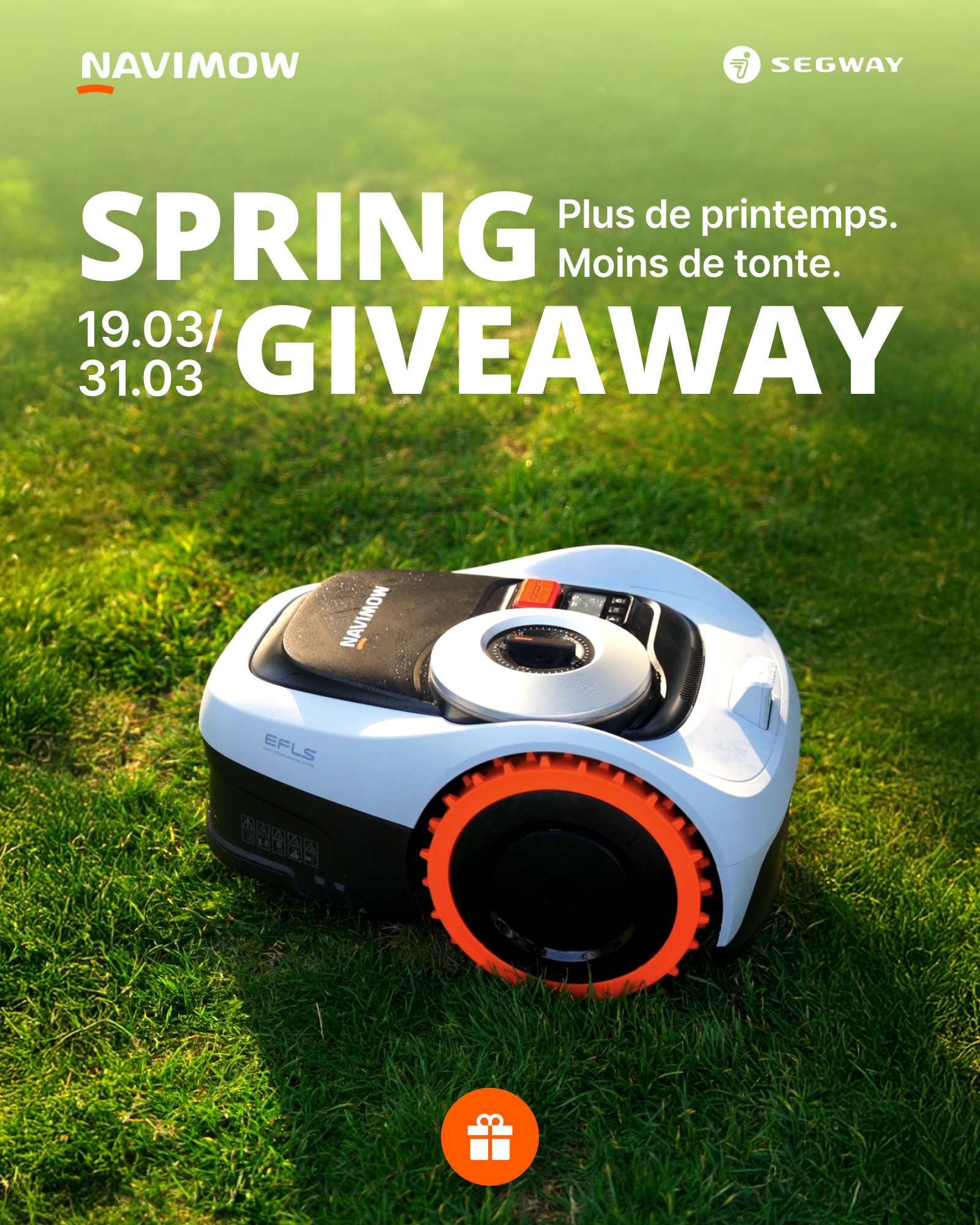 Gagnez le nouveau robot tondeuse Navimow i2 AWD