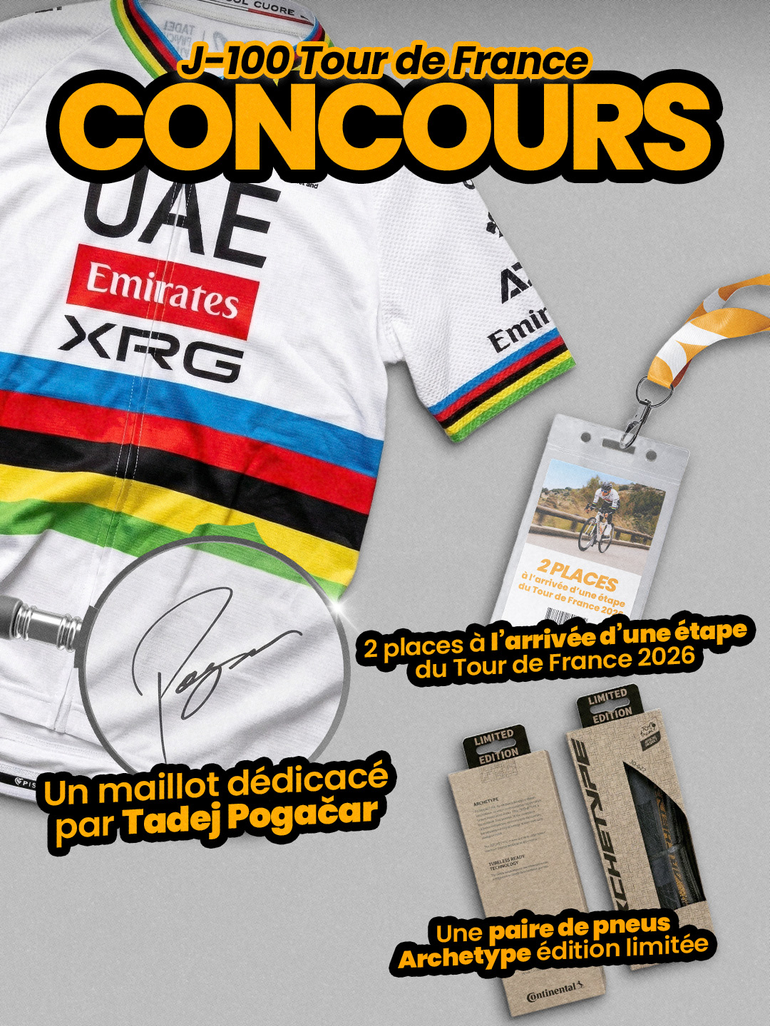 À gagner 2 places à l&rsquo;arrivée d&rsquo;une étape du Tour de france 2026