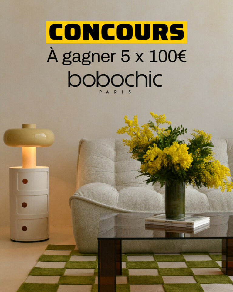 Gagnez 5 bons d&rsquo;achat d&rsquo;une valeur de 100€ chez BOBOCHIC