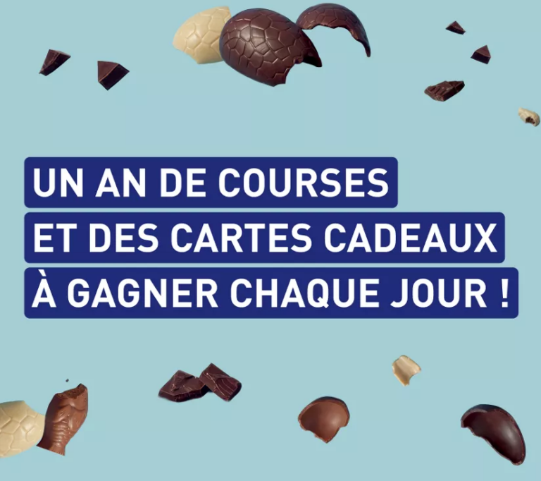 Gagnez un an de courses et des cartes cadeaux chaque jour !