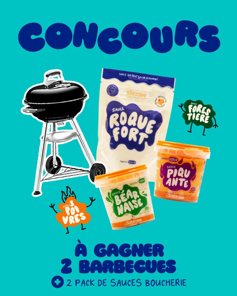 À GAGNER : 2 barbecues + 2 packs de sauces Boucherie !