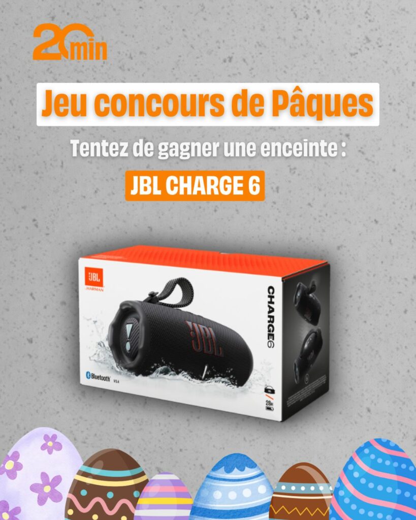 Gagnez une enceinte Bluetooth JBL Charge 6