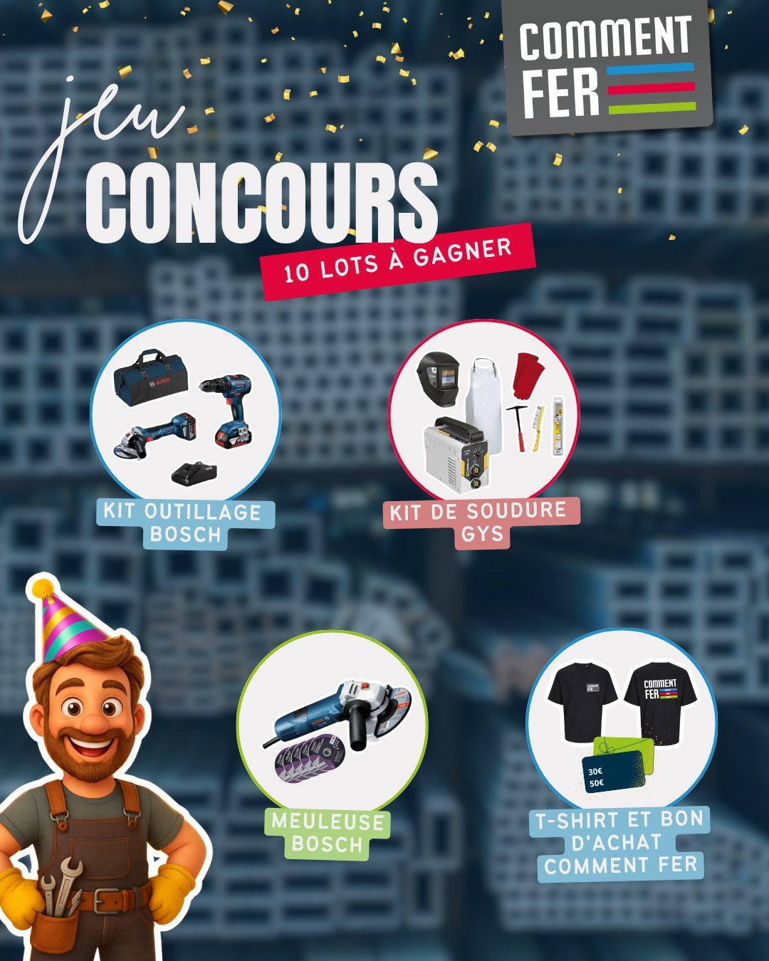 10 cadeaux d&rsquo;exception sur de l&rsquo;outillage !