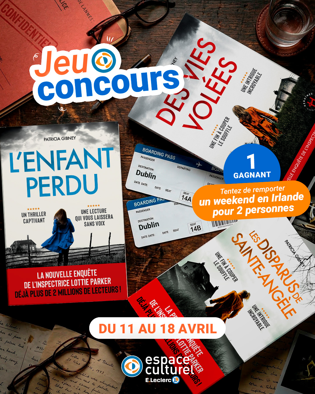 Tentez de remporter un week-end en Irlande pour 2 personnes