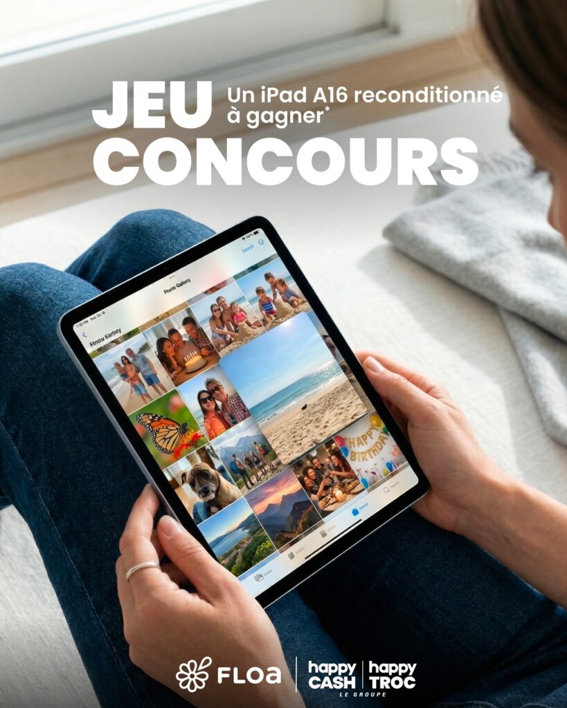 Tentez de gagner un iPad 16 reconditionné d&rsquo;une valeur de 360€