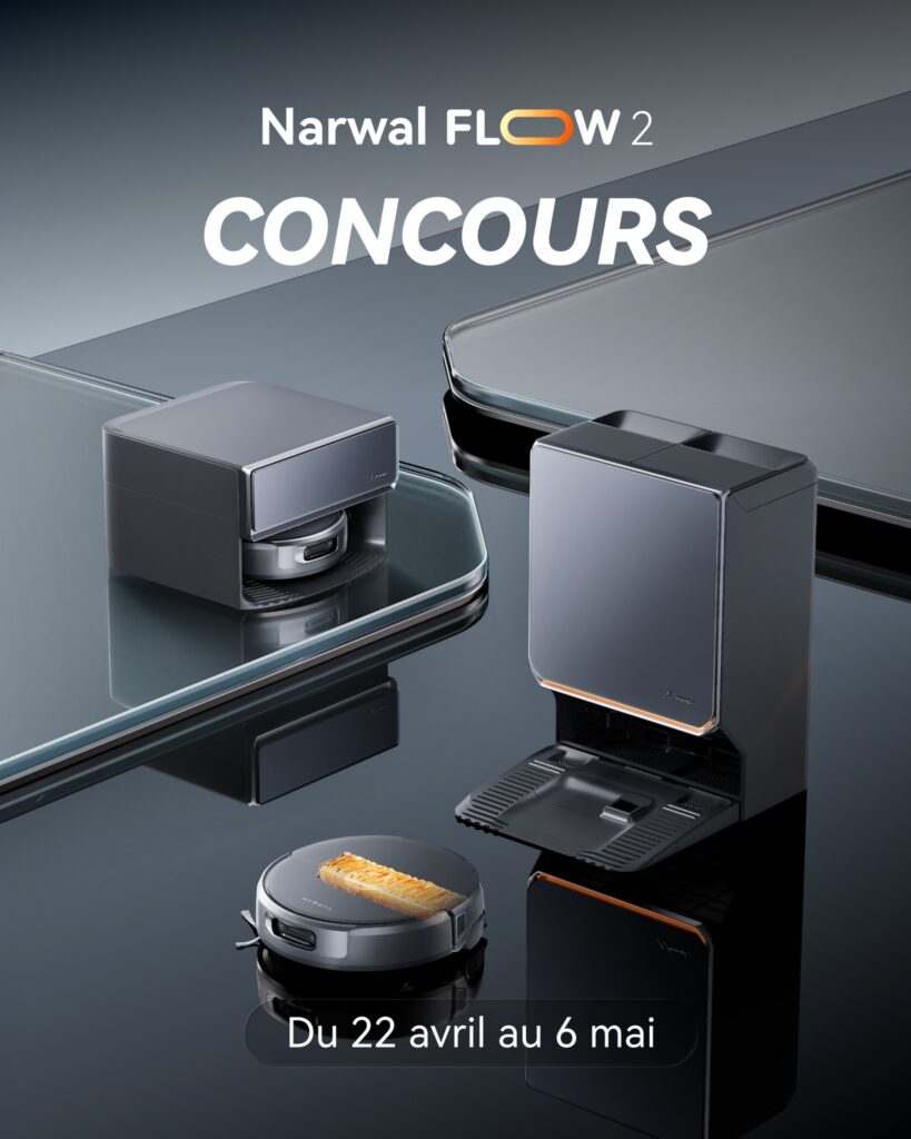 Gagnez un robot aspirateur flagship Narwal Flow 2 d&rsquo;une valeur de 1299€