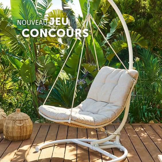 Gagnez un fauteuil œuf suspendu DILMAU d&rsquo;une valeur de 248€