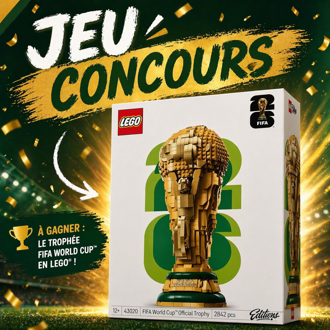 Gagnez une superbe boîte LEGO d’une valeur de 160€