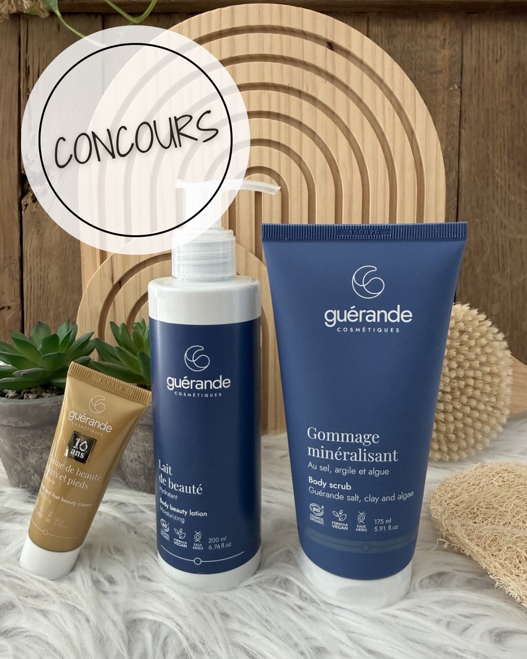 A Gagner un lot comprenant un gommage et un lait hydratant pour le corps