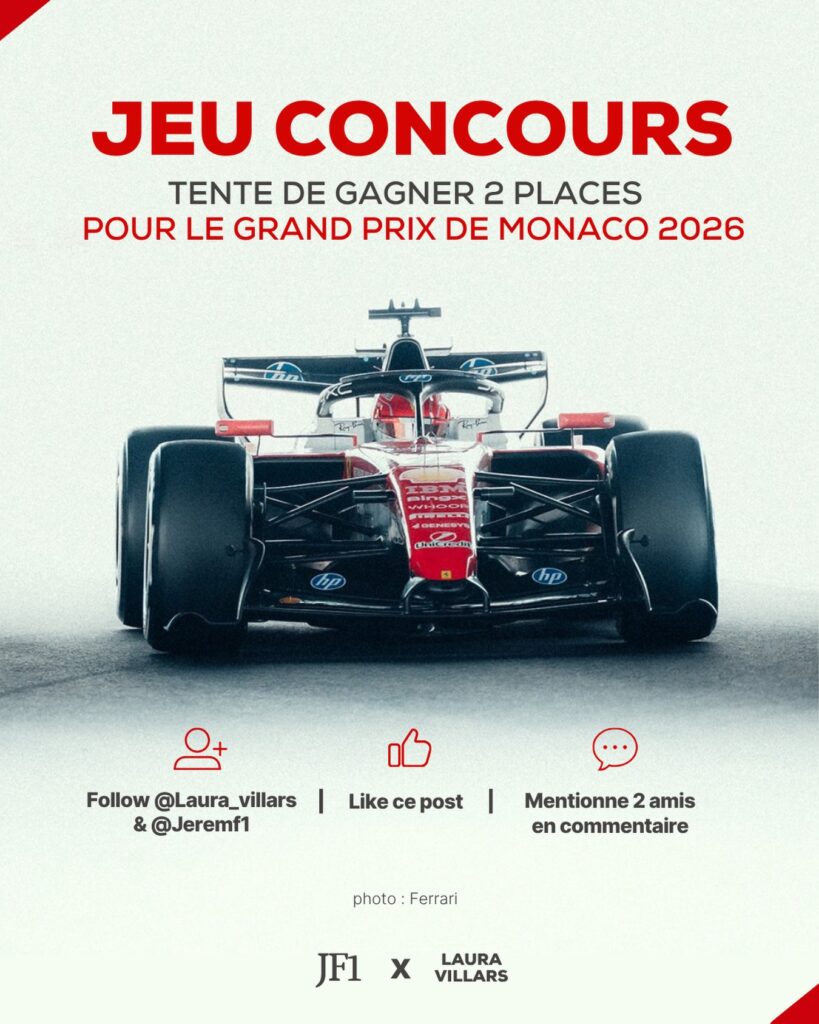 Tente de remporter 2 billets pour le Grand Prix de Monaco 2026