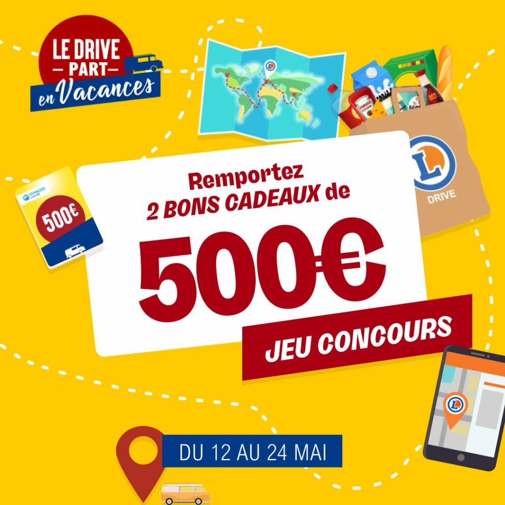 Tentez de remporter 2 bons cadeaux voyages de 500€