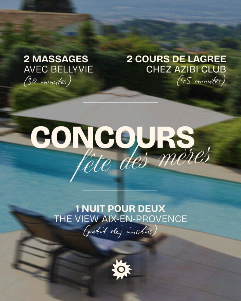 Gagnez une nuit avec petit-déjeuner inclus dans l’une des suites sur les hauteurs d’Aix-en-Provence