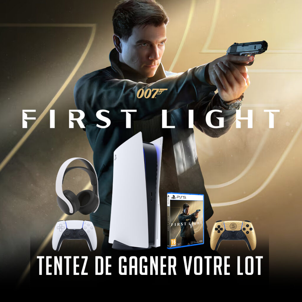 Gagnez une console PS5 et un jeu 007 First Light