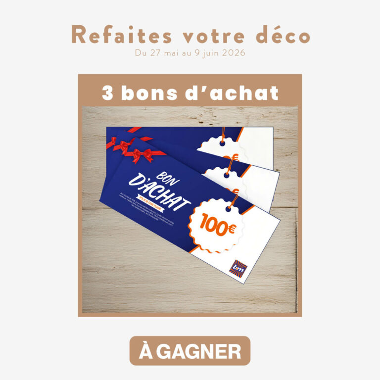 Gagnez 3 bons d&rsquo;achat de 100€ chez B&M