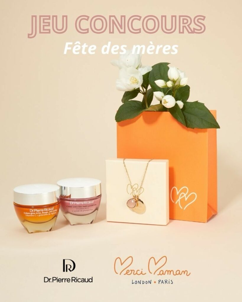 Gagnez un bon cadeau de 100€ chez Dr Pierre Ricaud et un bon cadeau de 100€ chez Merci Maman