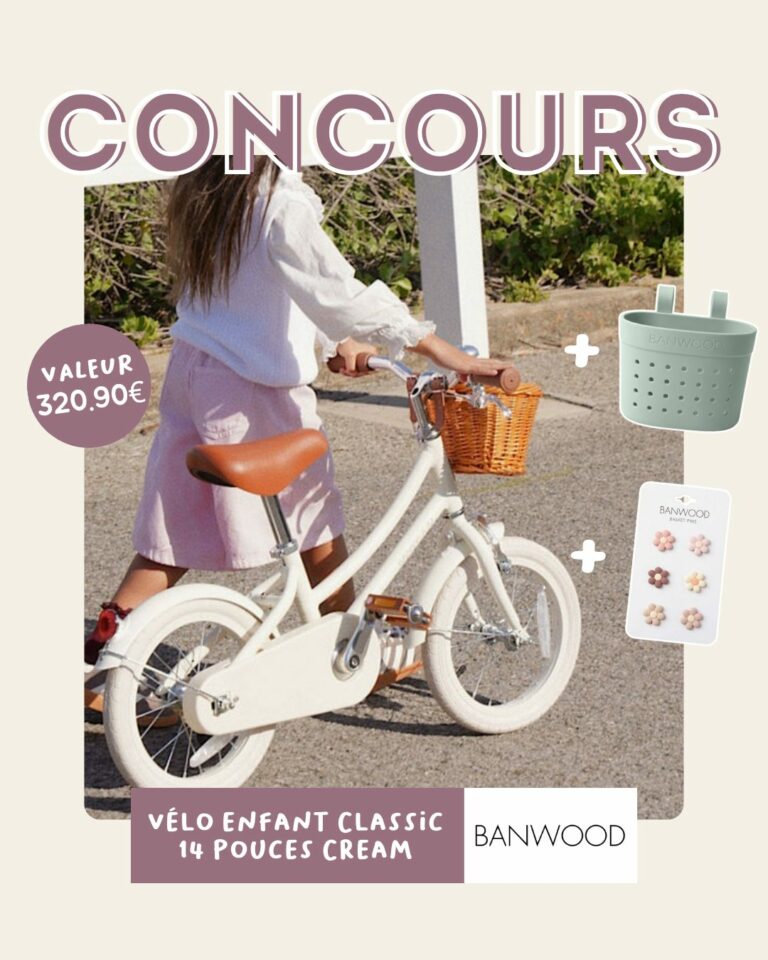 À gagner un vélo enfant Classic 14 pouces Cream d&rsquo;une valeur de 320,90€