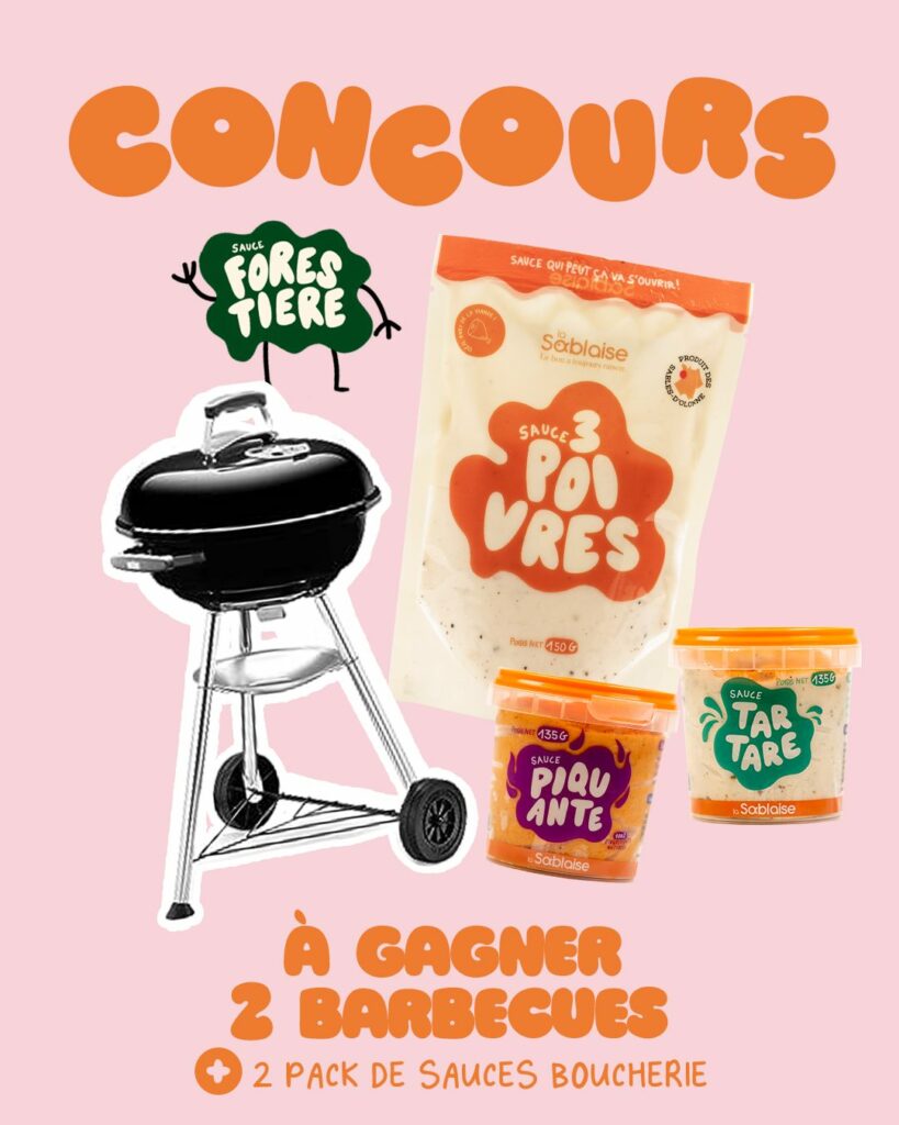 À GAGNER : 2 barbecues + 2 packs de sauces Boucherie