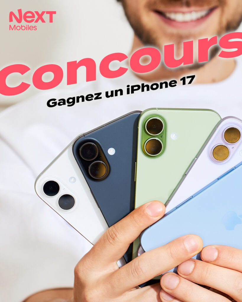 Gagnez un iPhone 17 flambant neuf !