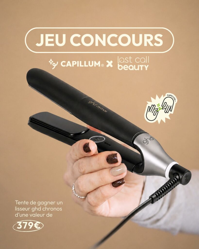 Tentez de gagner un lisseur ghd Chronos noir d’une valeur de 379€