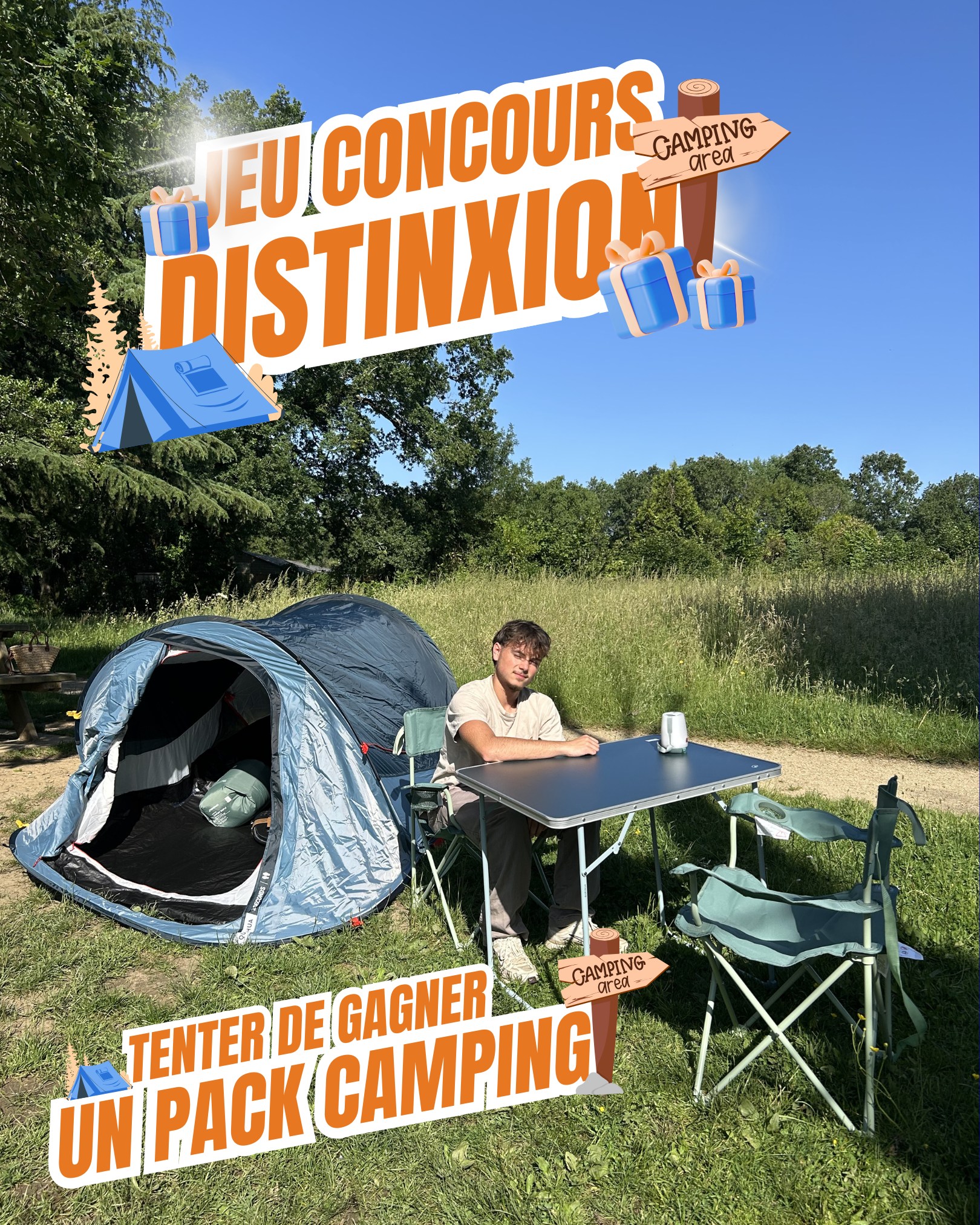 Tentez de gagner un pack aventure camping