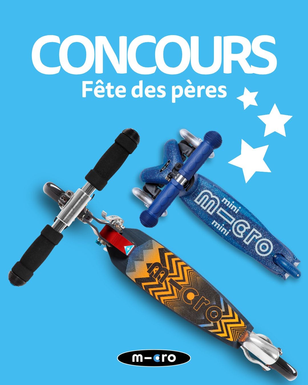 À l’occasion de la Fête des Pères, gagnez 2 trottinettes !