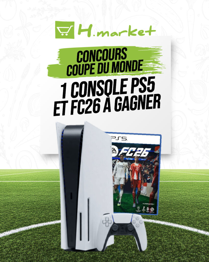 Gagnez une console Playstation 5 + le jeu FC26