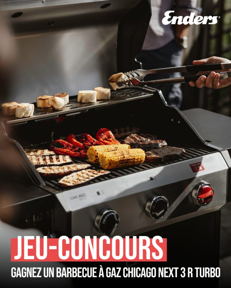 Tentez votre chance pour remporter un barbecue Chicago Next 3 R Turbo