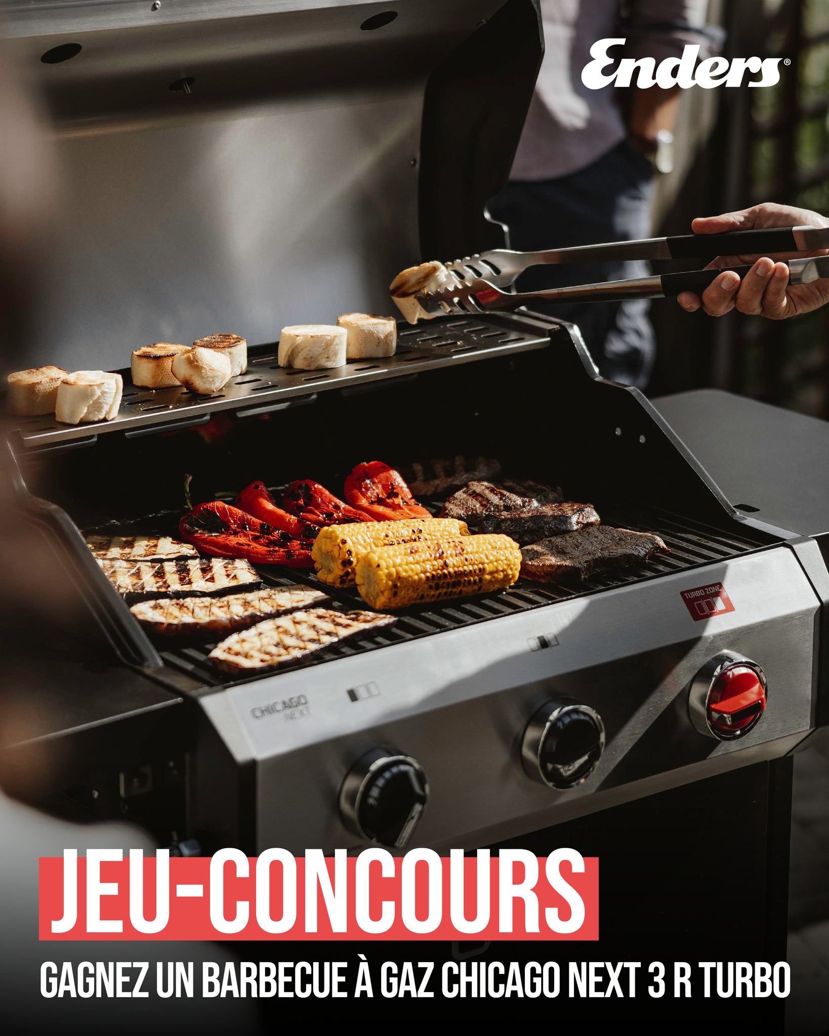 Tentez votre chance pour remporter un barbecue Chicago Next 3 R Turbo