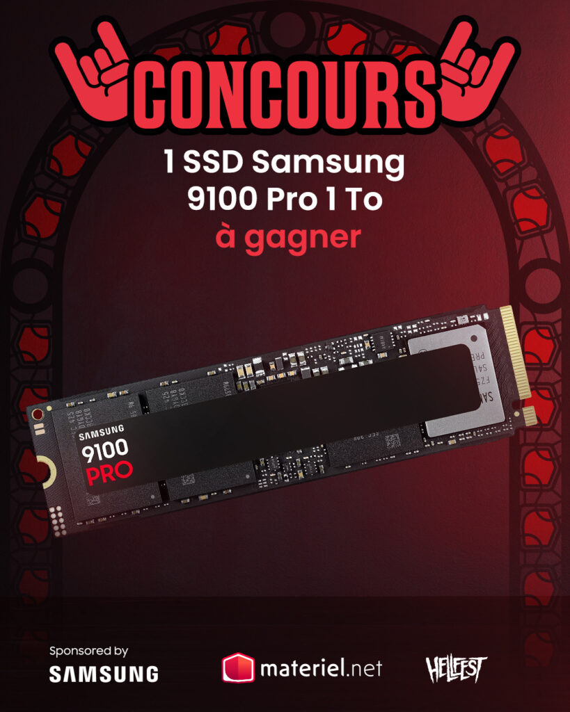 Gagnez un disque dur SSD Samsung 9100 PRO d&rsquo;une valeur de 249,95€