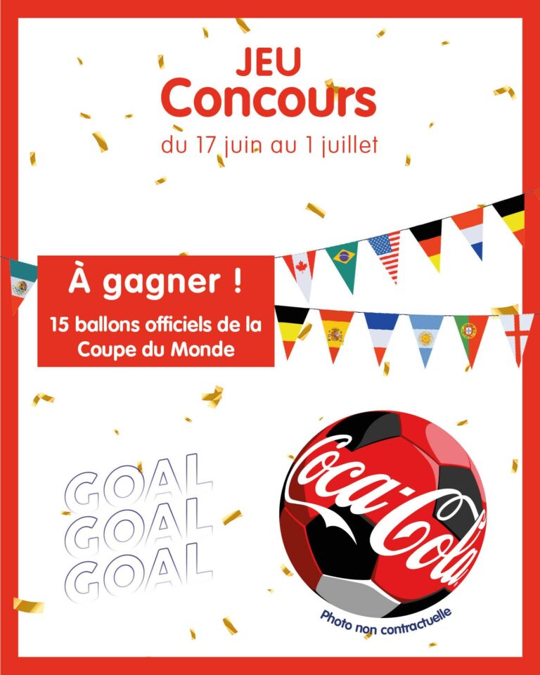 À l&rsquo;occasion de la Coupe du Monde, gagner l&rsquo;un des 15 ballons officiels mis en jeu !
