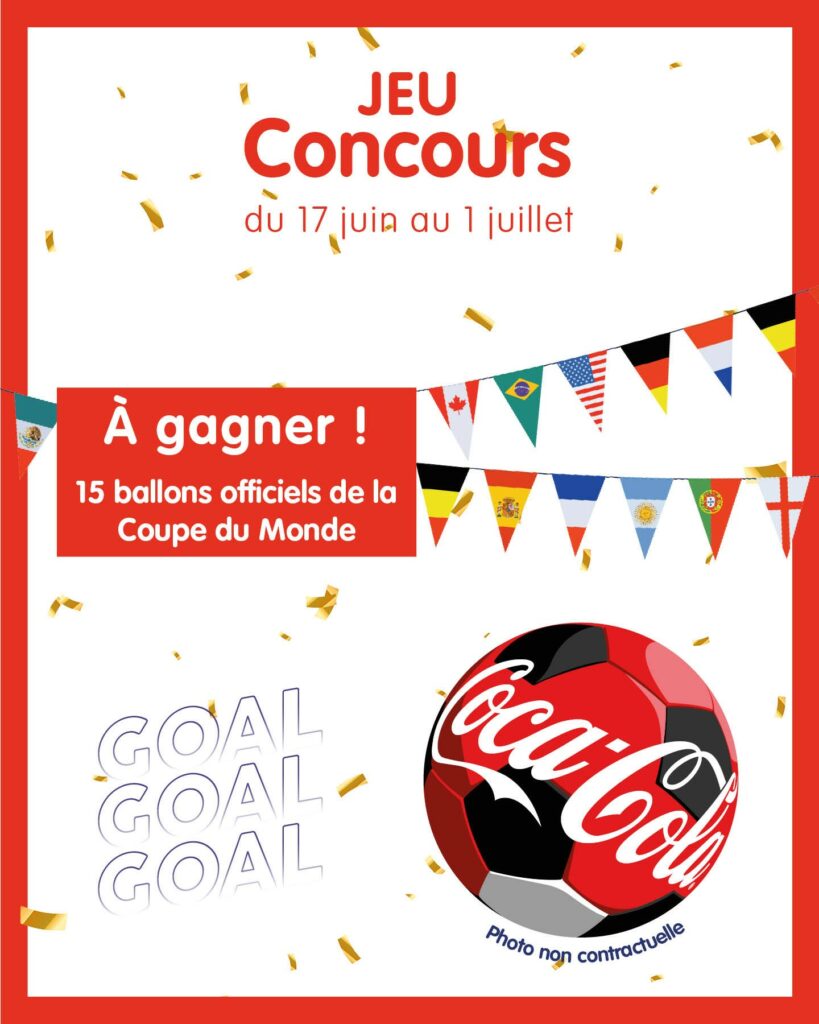 À l&rsquo;occasion de la Coupe du Monde, gagner l&rsquo;un des 15 ballons officiels mis en jeu !