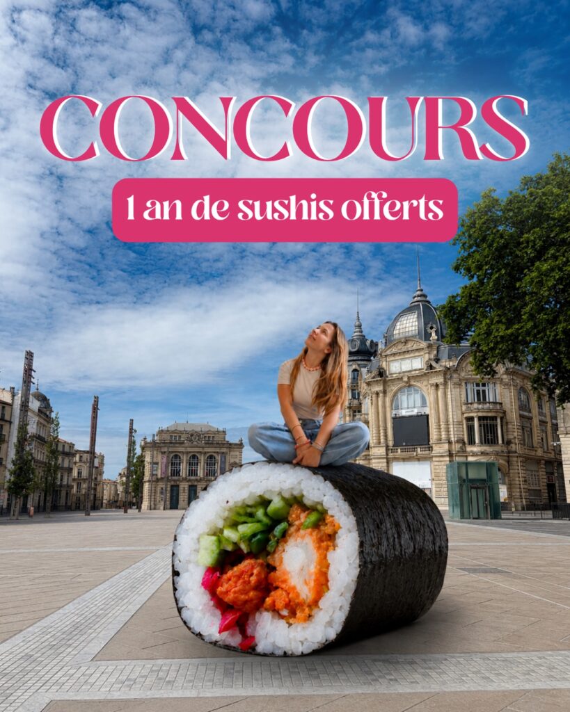 Tentez de gagner 1 AN DE SUSHIS OFFERTS chez Lady Sushi !