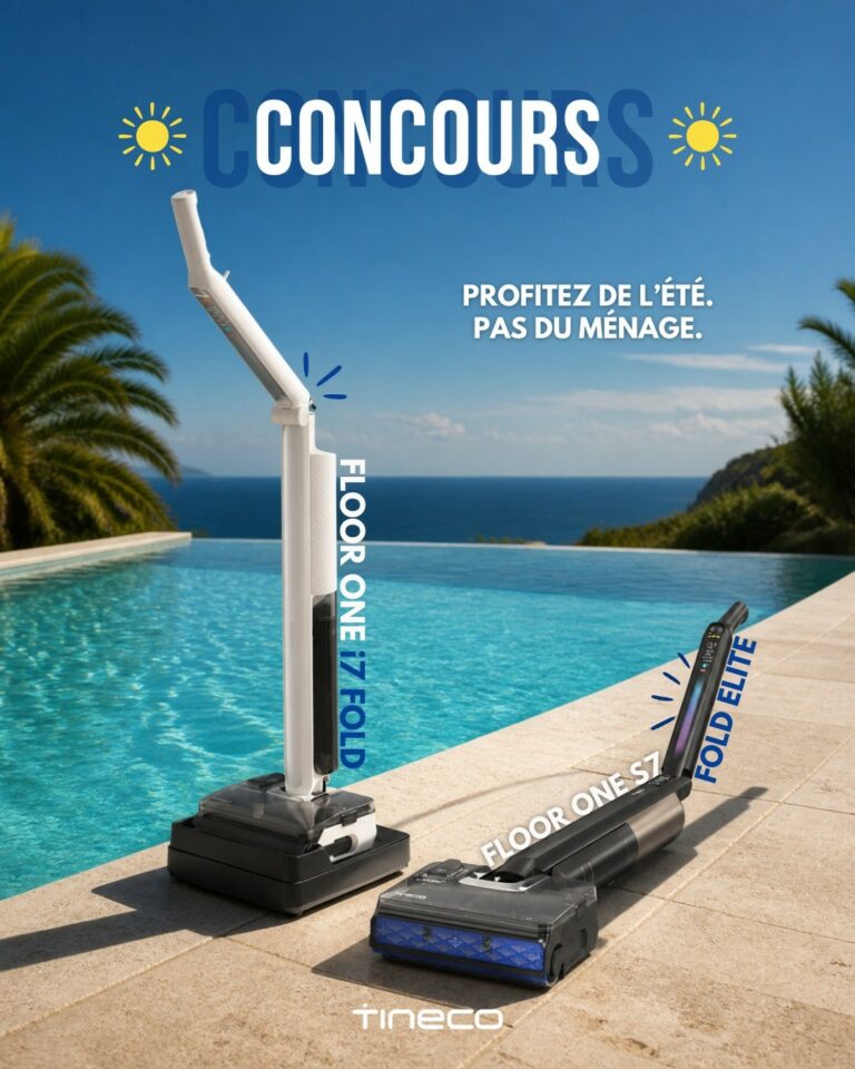 Gagnez un aspirateur laveur TINECO Floor One i7 Fold