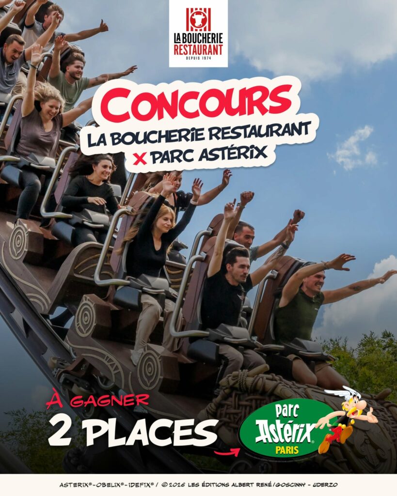 Tente de remporter 2 places pour le Parc Astérix
