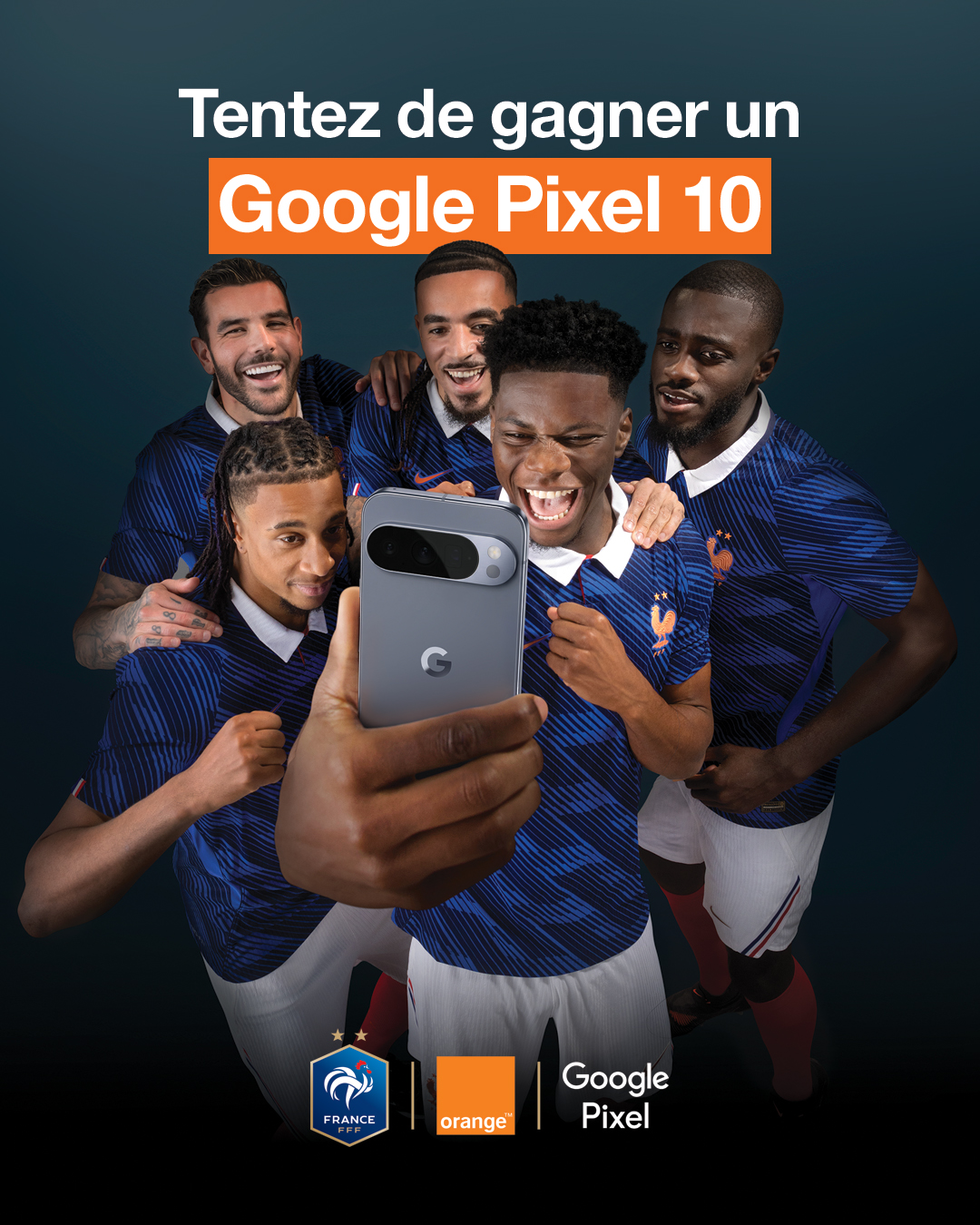 Tentez de remporter un Google Pixel 10, le smartphone officiel de l&rsquo;Équipe de France
