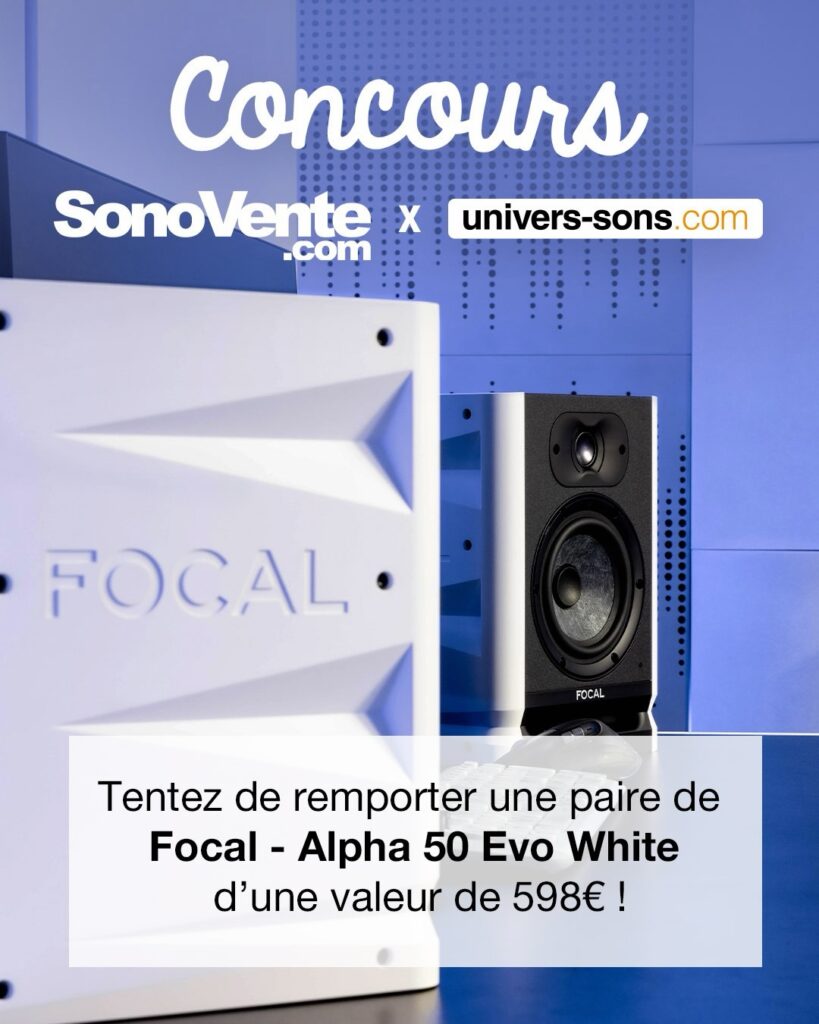 Tentez de remporter une paire d’enceinte Focal Alpha 50 Evo White d&rsquo;une valeur de 598€
