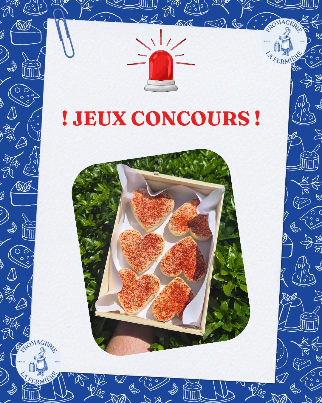 Gagnez une caisse de 6 cœurs de chèvre au piment d’Espelette