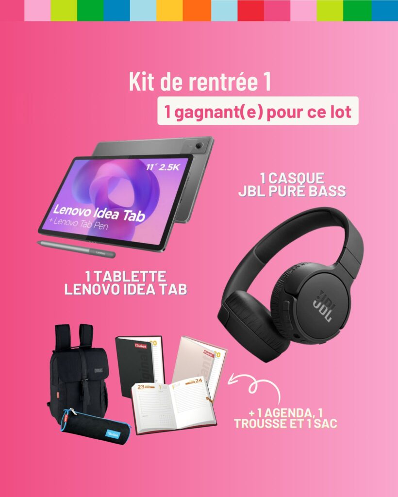Gagne ton kit de rentrée avec l&rsquo;Etudiant pour commencer l&rsquo;année au top !
