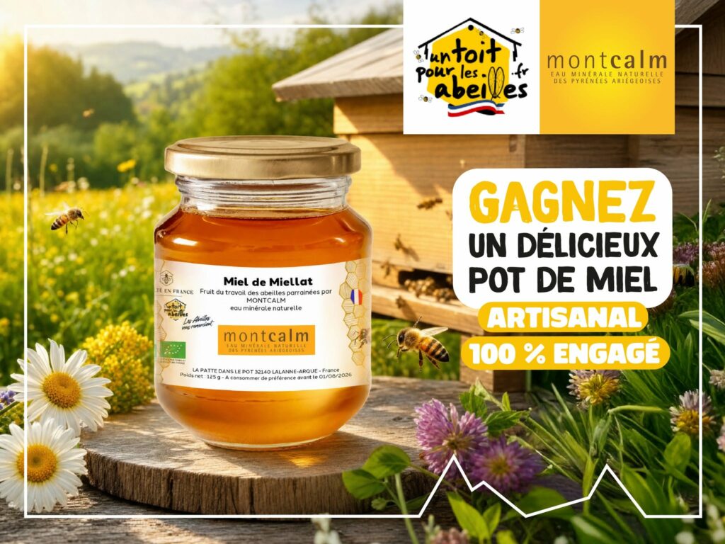 Tentez de remporter 10 pots de miel savoureux, artisanaux et engagés