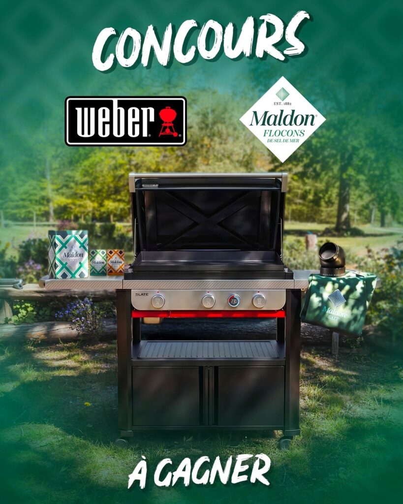 Gagnez une plancha à gaz Premium Slate GPD Weber d&rsquo;une valeur de 1 000€
