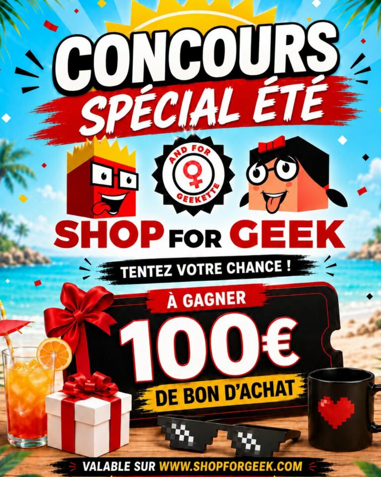 À gagner un bon d’achat de 100€ sur la boutique ShopForGeek