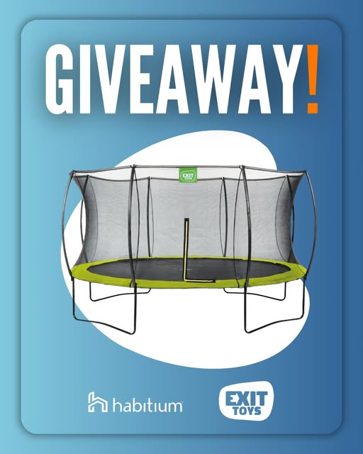 Gagnez un trampoline extérieur de la série EXIT Silhouette